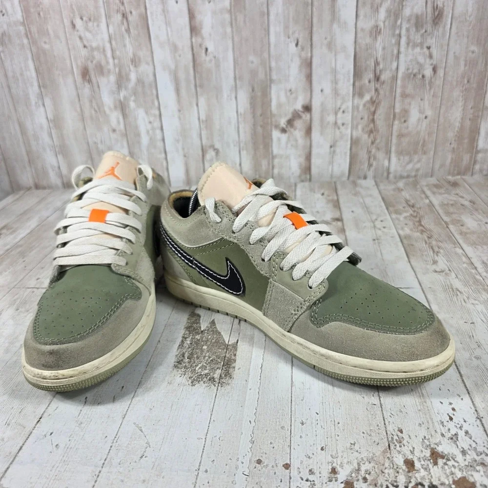 Nike Air Jordan 1 Low SE Craft Oil Green Mens Sneakers FD6819-300 Size 8